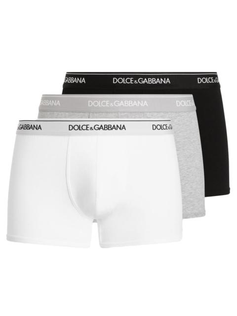 Dolce & Gabbana Dolce & Gabbana Men 3-Pack Regular Fit Boxer Shorts