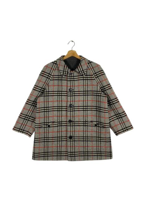 Burberry Prorsum - Vintage Burberrys Reversible Wool Button Jacket
