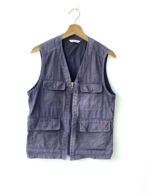 Other Designers Vintage - Vintage Sunfaded Golden Bear Tactical Vest Multipocket