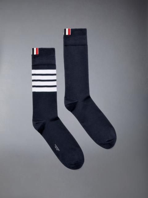 Thom Browne Lightweight Cotton 4-bar Mid Calf Socks