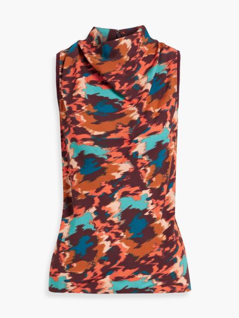 ULLA JOHNSON Cleo printed crepe top