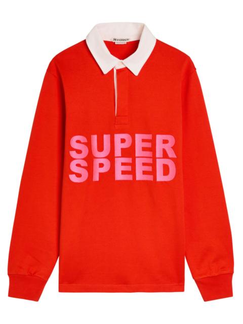 JW Anderson JW Anderson Super Speed Cotton Polo Shirt