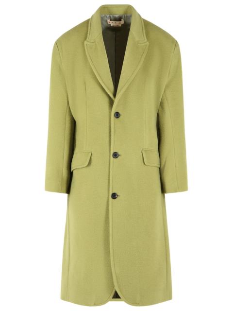 Marni Marni Wool Coat Green Men