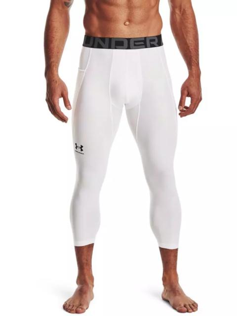 Under Armour Men's White HeatGearÂ® Armour Â¾ Leggings