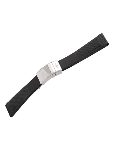 BREITLING Breitling Black Rubber Watch Band Strap 24mm - 20mm 220S-A20D.2