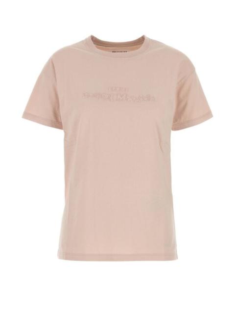 Maison Margiela Women Pastel Pink Cotton T-Shirt