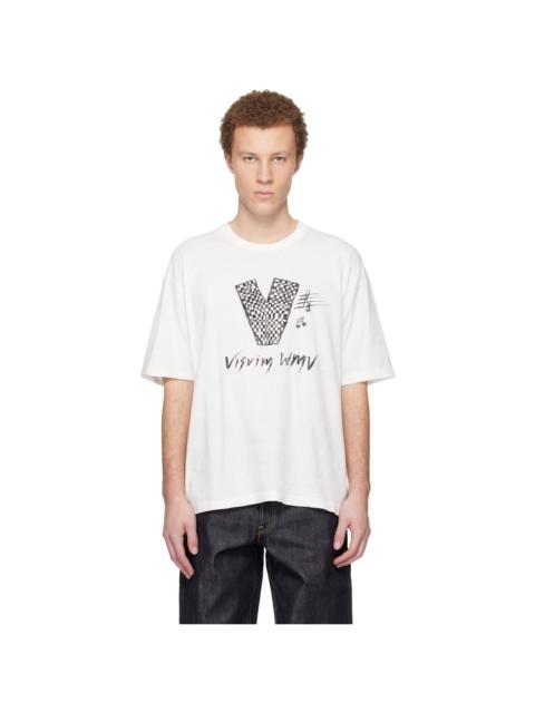 visvim Off-White Jumbo S/S "V" Crash T-shirt