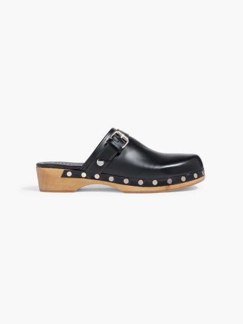 Isabel Marant Thalie buckled leather clogs