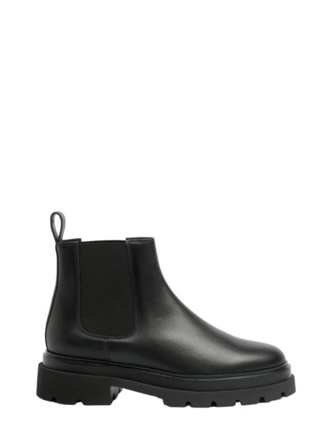Santoni Santoni Women's leather Chelsea boot in Black at Nordstrom
