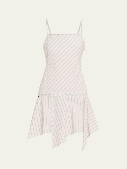 JANE/WADE Stripe Hooks Mini Dress
