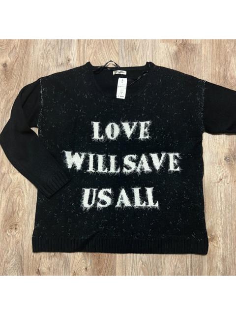 Other Designers LF Mika & Gala “Love will save us all” Oversized Graphic Sweater