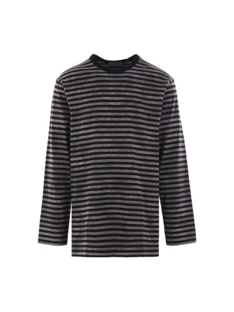 striped cotton T-shirt