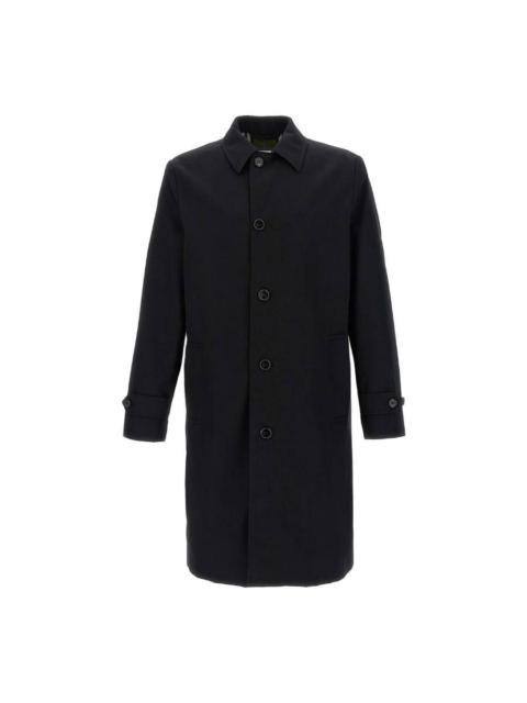 Burberry Burberry Men's Black Single Breasted Medium Car Coat