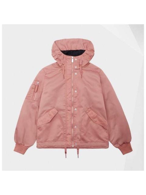 Other Designers Hunter Boots Refined Waterproof Drawstring Bomber Jacket in Pale Rose