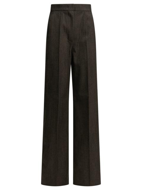 Max Mara Max Mara Tailored Wool Pants Brown Women
