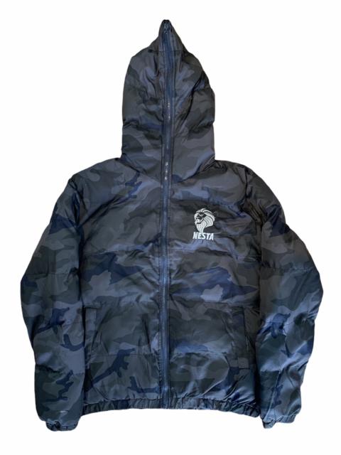 Other Designers Streetwear - Nesta Camouflage Full Zipper Puffer Jacket