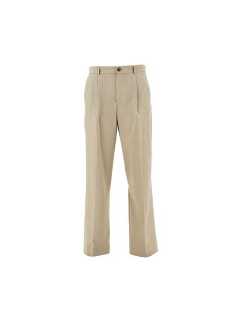 Les Deux Les Deux Reece Mini Check Pants Beige
