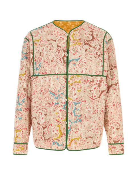 Valentino Embroidered linen shirt
