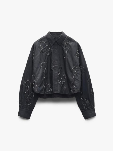 rag & bone Beatrice Embroidered Poplin Shirt