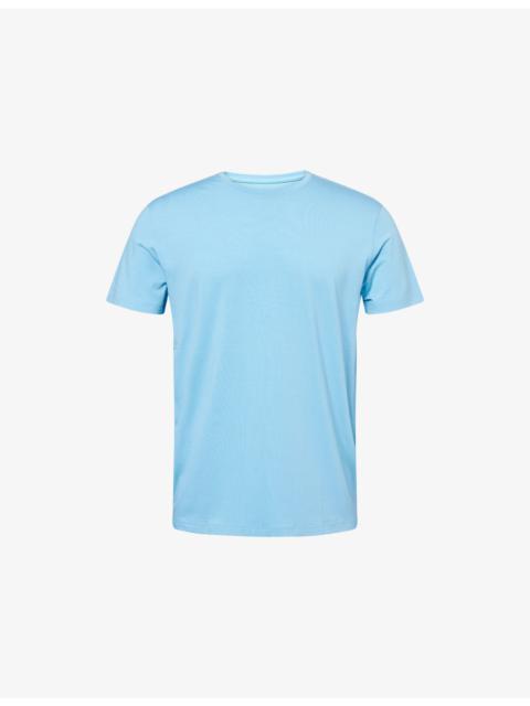 Derek Rose Basel Short-Sleeve Jersey Pyjama Top