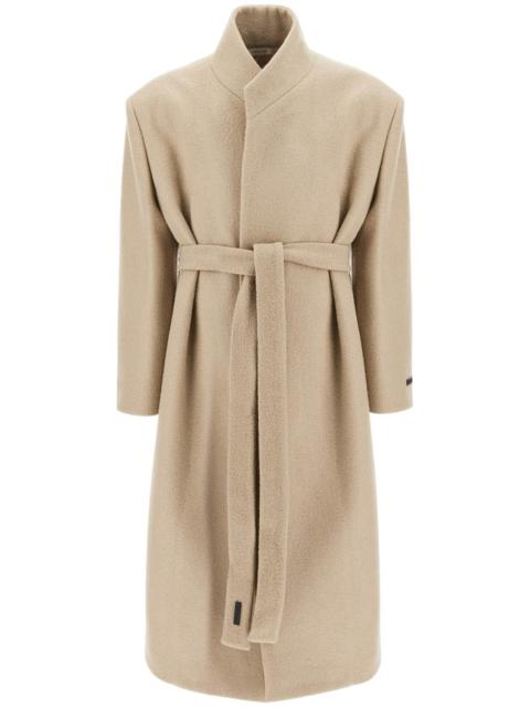 Fear of God WOOL COAT WITH HIGH COLLAR AND BOILED WOOL