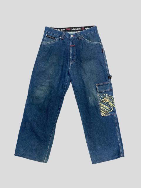 Other Designers VINTAGE KAKAI STREET CARPENTER BAGGY DENIM