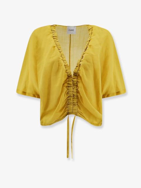 Other Designers Nude Linen Blend Shirt