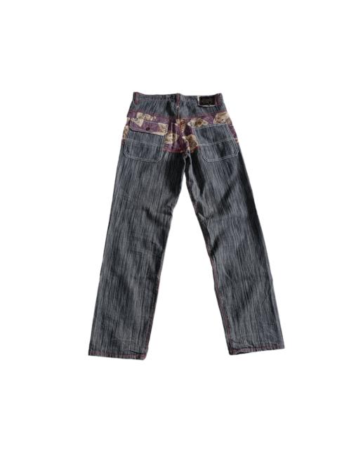 Other Designers Japanese Brand EAST TWENTY BOX traditional Motive Jeans