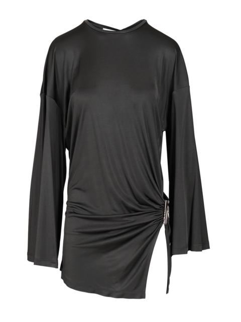 THE ATTICO Shiny Jersey Mini Dress Dresses Grey