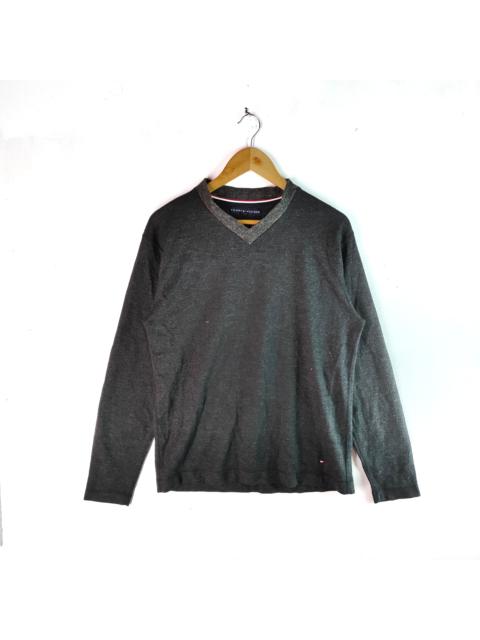 Other Designers TOMMY HILFIGER V Neck Plain Design Medium Size Sweatshirt