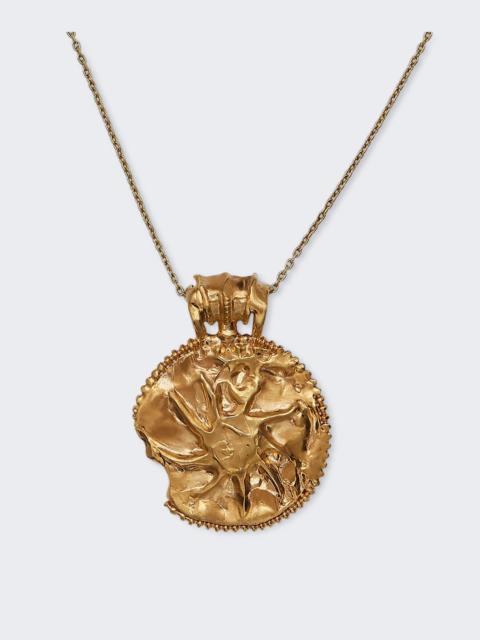 ALIGHIERI The Sun Salutations Medallion 24k Gold Plated
