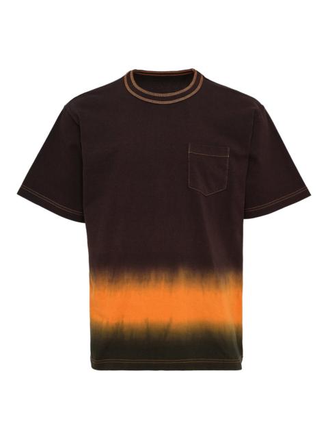 sacai Garment Dye Cotton Jersey T-Shirt