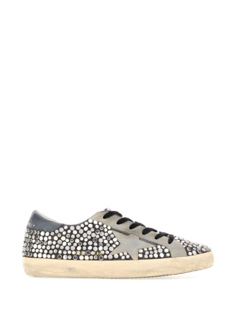 Golden Goose Golden Goose Deluxe Brand Women Embellished Leather Super-Star Sneakers