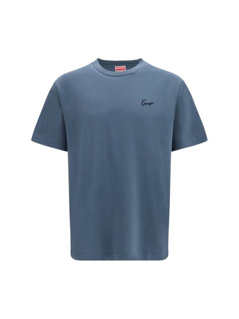 KENZO Kenzo Men Kenzo Signature Embroidered Cotton T-Shirt