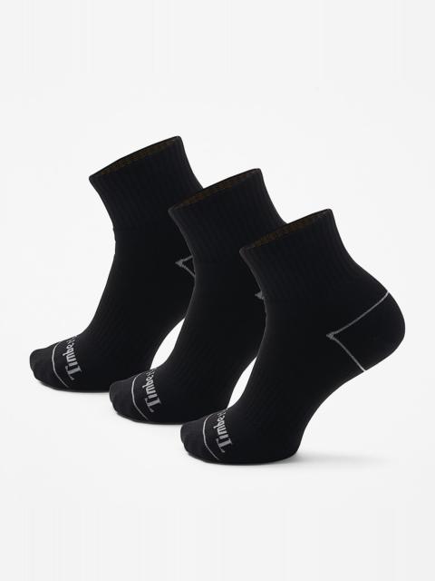 Timberland Bowden 3-Pack Full Cushion Quarter Sock
