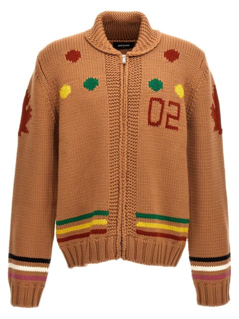 DSQUARED2 Dsquared2 Men Jacquard Cardigan