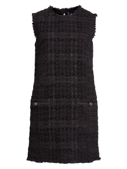 VERSACE Versace Medusa '95 Metallic Tweed Minidress in Black at Nordstrom