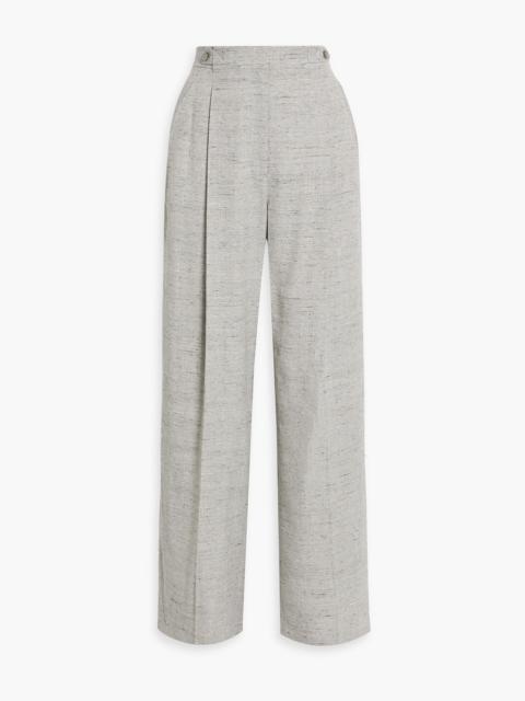 3.1 Phillip Lim Pleated tweed wide-leg pants