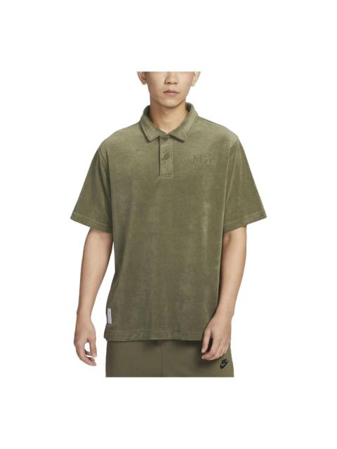 Nike Nike Sportswear Logo Polo Shirt 'Green' FN0465-222