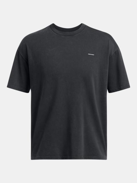 Under Armour Men's UA Heavyweight Oversized Logo Wash Short Sleeve