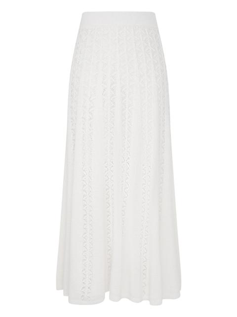 Zimmermann WYLIE FLARED KNIT SKIRT