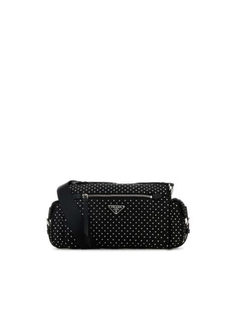 Prada Prada Black Nylon Shoulder Bag