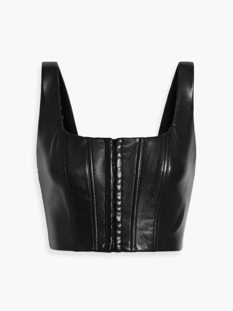 Alice + Olivia Breslin cropped top