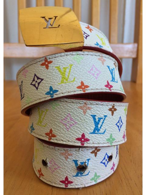 Louis Vuitton S/S 2003 Louis Murakami Multicolor Monogram Belt