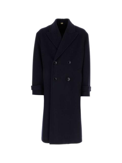 Midnight Blue Wool Coat