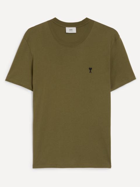 AMI Paris Cotton Contrast Ami de Coeur T-Shirt