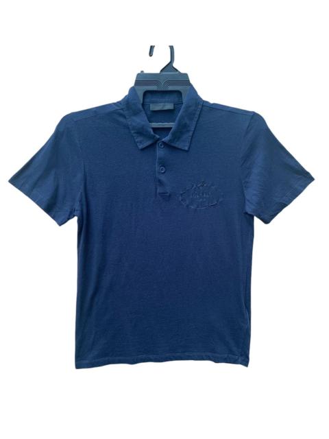 Prada Prada Milano Embroidered Polo Shirt