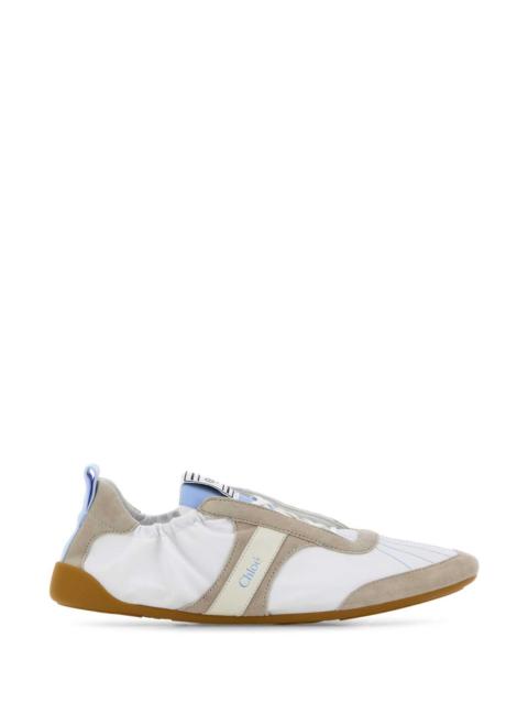 Chloé Chloe Women Multicolor Fabric And Suede Sneakers