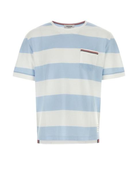 THOM BROWNE Embroidered Piquet Oversize T-Shirt