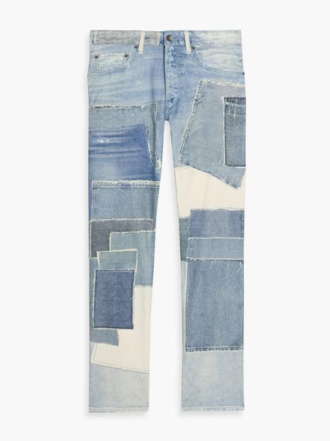 rag & bone Fit 4 Miramar denim-effect print cotton-blend canvas pants
